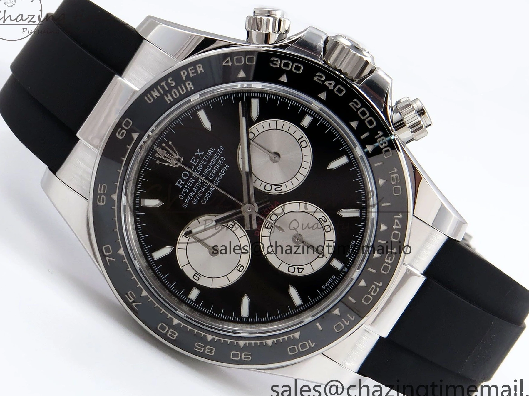 MiroTime 0212 Daytona 126519 LN APSF 1:1 Best Edition Black Dial on Oysterflex Strap SH4131（Gain Weight） StreetReady 1029